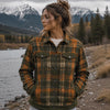 Yellowstone Plaid Shacket – Wilderness Flannel Outdoor Coat