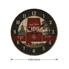 Alabama Rustic Farmhouse Wall Clock, Southern Vintage Decor, Roll Tide Art