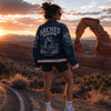 Arches National Park Graphic Denim Jacket, Vintage Western Streetwear Coat