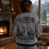 Yellowstone National Park Jacket – Wyoming Wilderness Cabin Coat – Rustic Outdoor Adventure Wear
