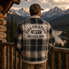 Yellowstone Plaid Shacket: Vintage National Park Flannel Jacket – Rustic Cabin Style